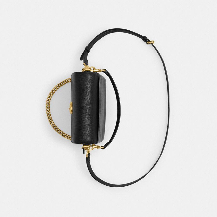 COACH® Cassie 19 Women Crossbody Bag Black | BJZO60549