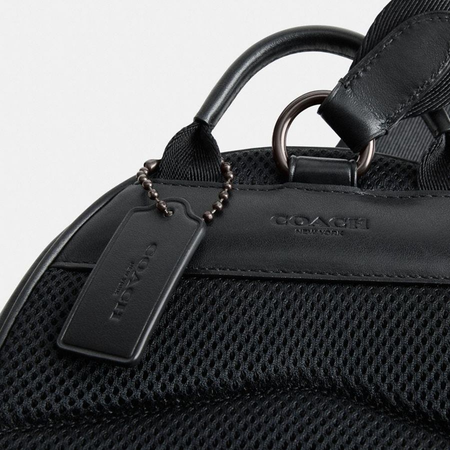 COACH® Charter Pack In Signature Canvas Men Backpack Grey | DBUR01947