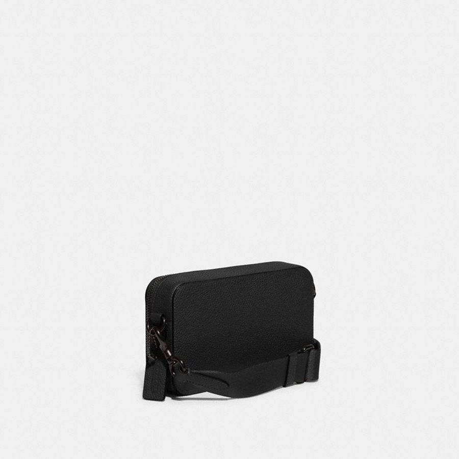 COACH® Charter Slim Women Crossbody Bag Black | TIYC24839