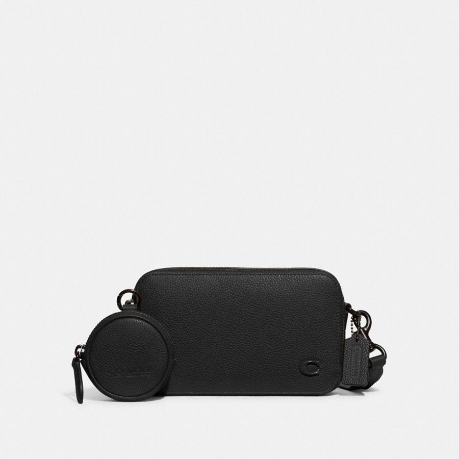 COACH® Charter Slim Women Crossbody Bag Black | TIYC24839