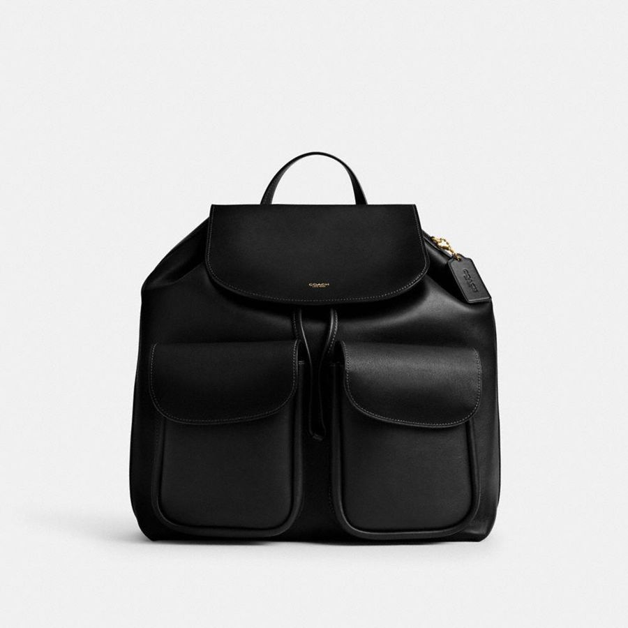 COACH® Crosby Women Backpack Black | ZLRX60952
