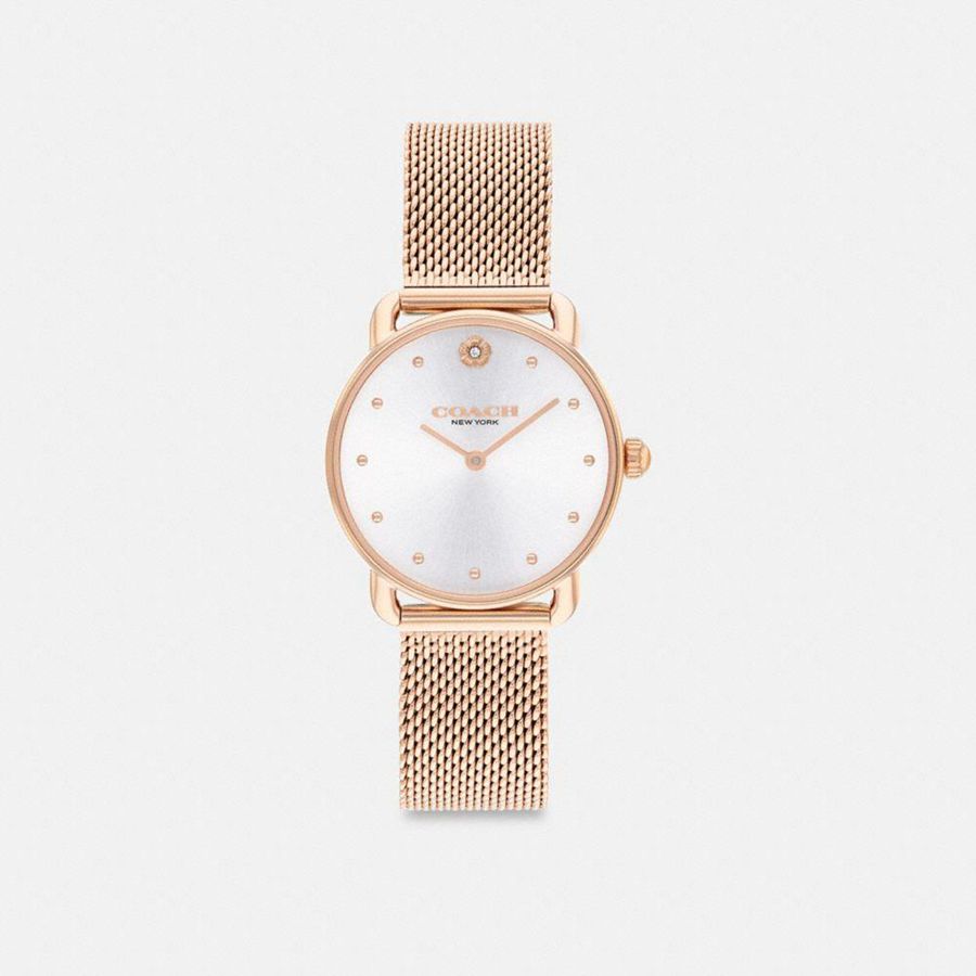 COACH® Elliot, 28 Mm Women Watches Gold | MWAD12698