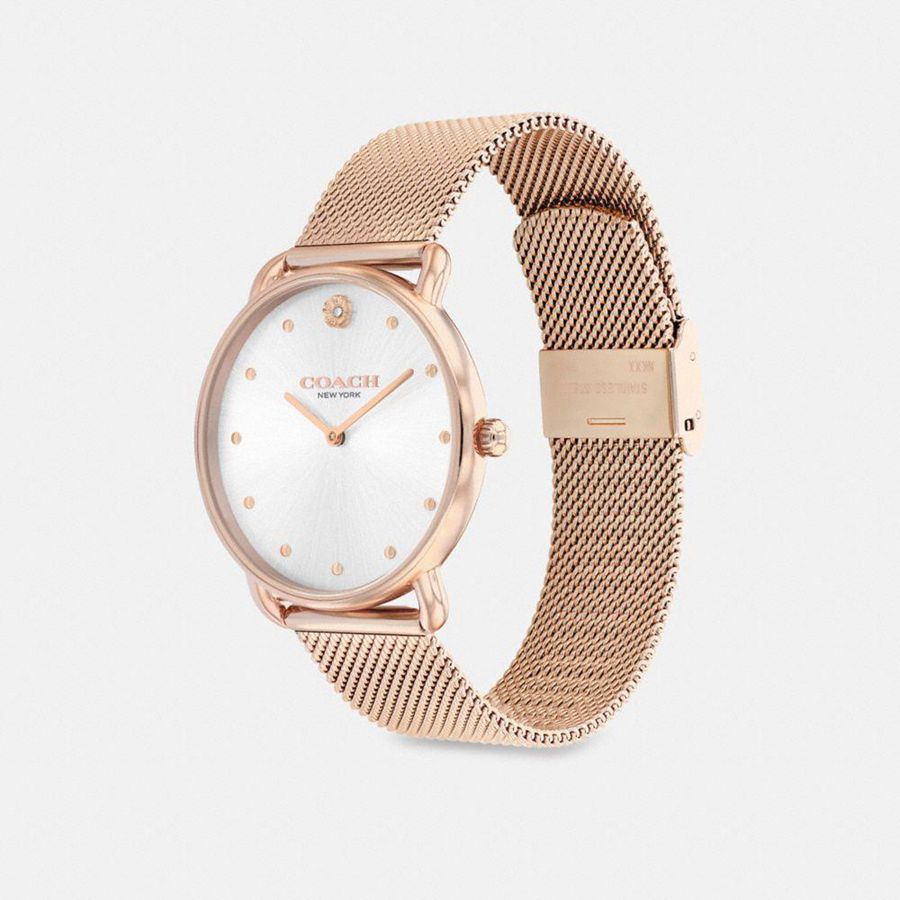 COACH® Elliot, 36 Mm Women Watches Gold | CMRJ02834