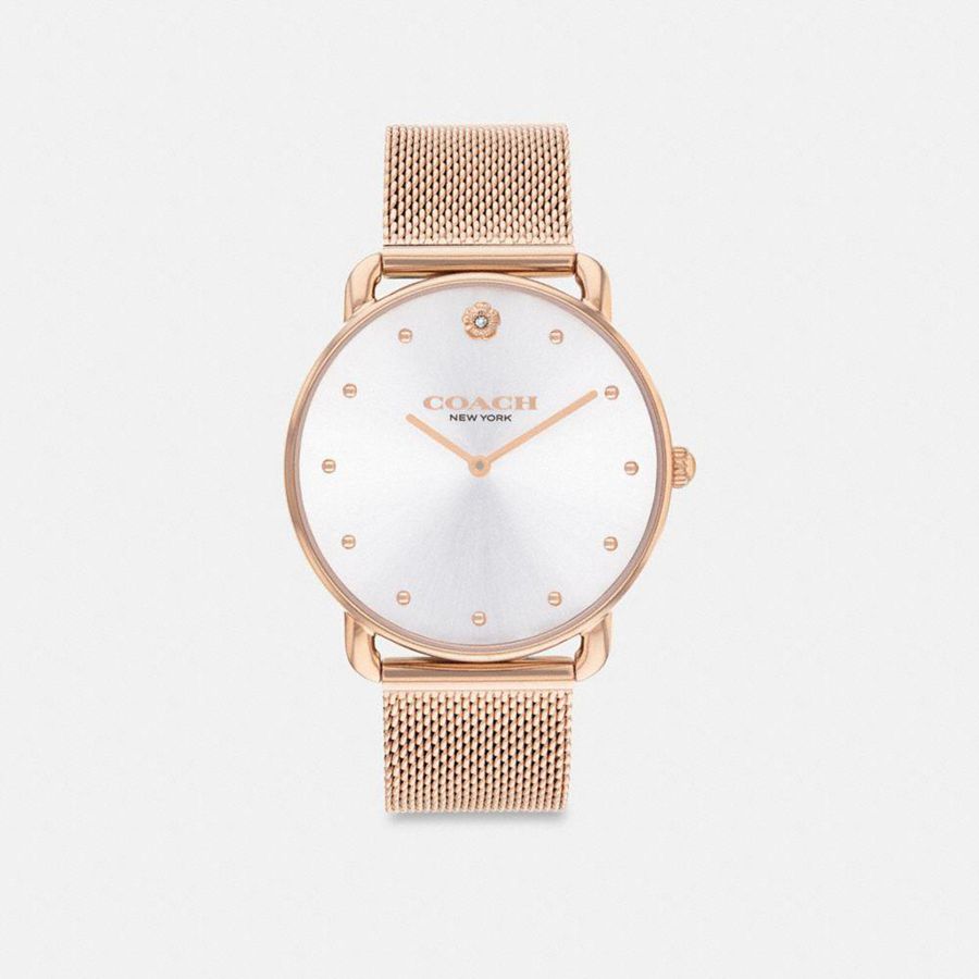 COACH® Elliot, 36 Mm Women Watches Gold | CMRJ02834