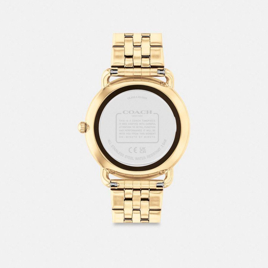 COACH® Elliot, 36 Mm Women Watches Gold | UYFI08925