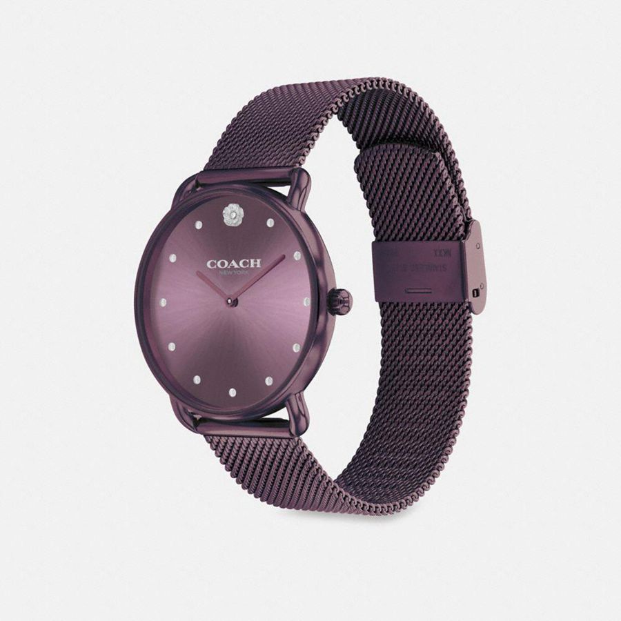 COACH® Elliot, 36 Mm Women Watches Purple | ONGR57901