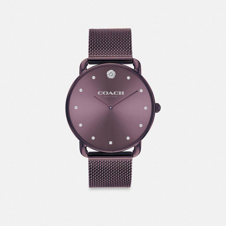 COACH® Elliot, 36 Mm Women Watches Purple | ONGR57901