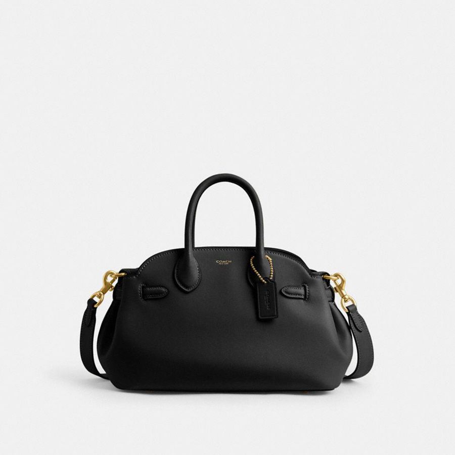 COACH® Empire Carryall 26 Women Tote Bags Black | MHXV21486