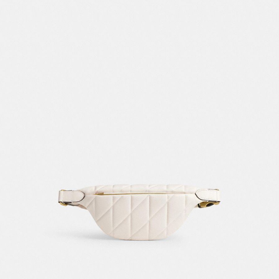 COACH® Essential With Pillow Quilting Women Belt Bags White | DIHC82137