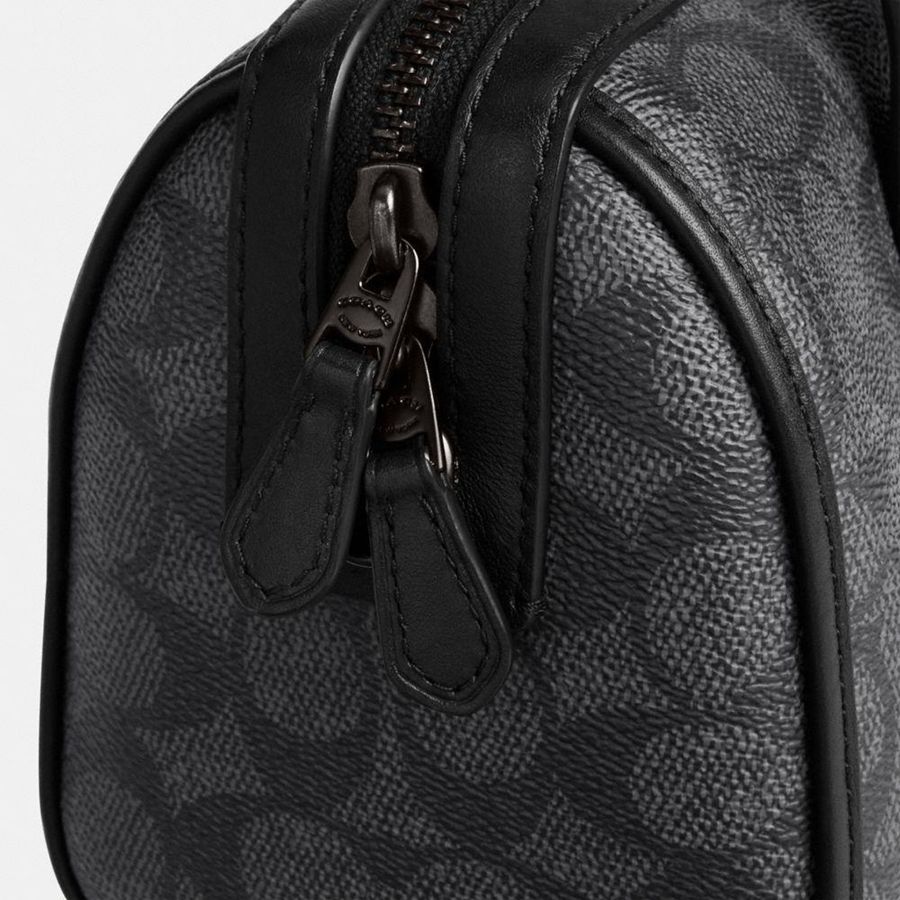 COACH® Gotham Duffle 24 In Signature Canvas Men Tote Bags Grey | NSAM89547