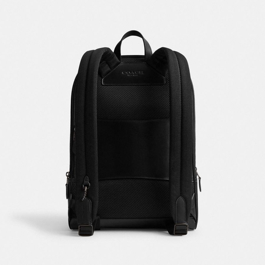 COACH® Gotham In Signature Canvas Men Backpack Grey | QVYI71908