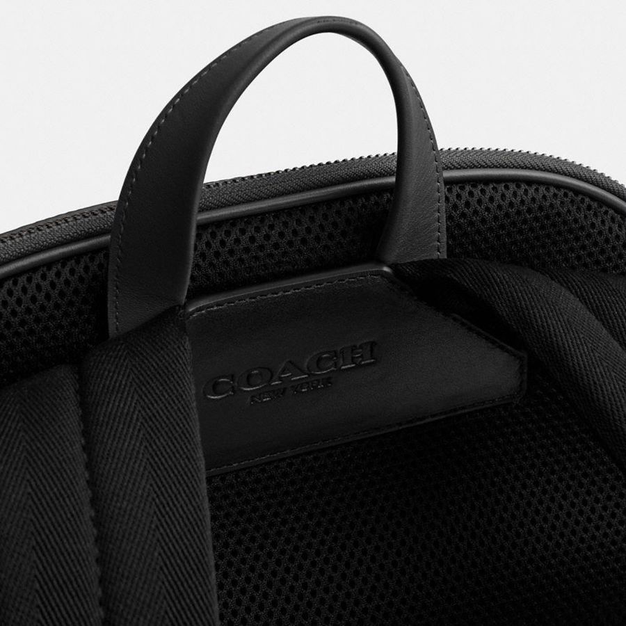 COACH® Gotham In Signature Canvas Men Backpack Grey | QVYI71908