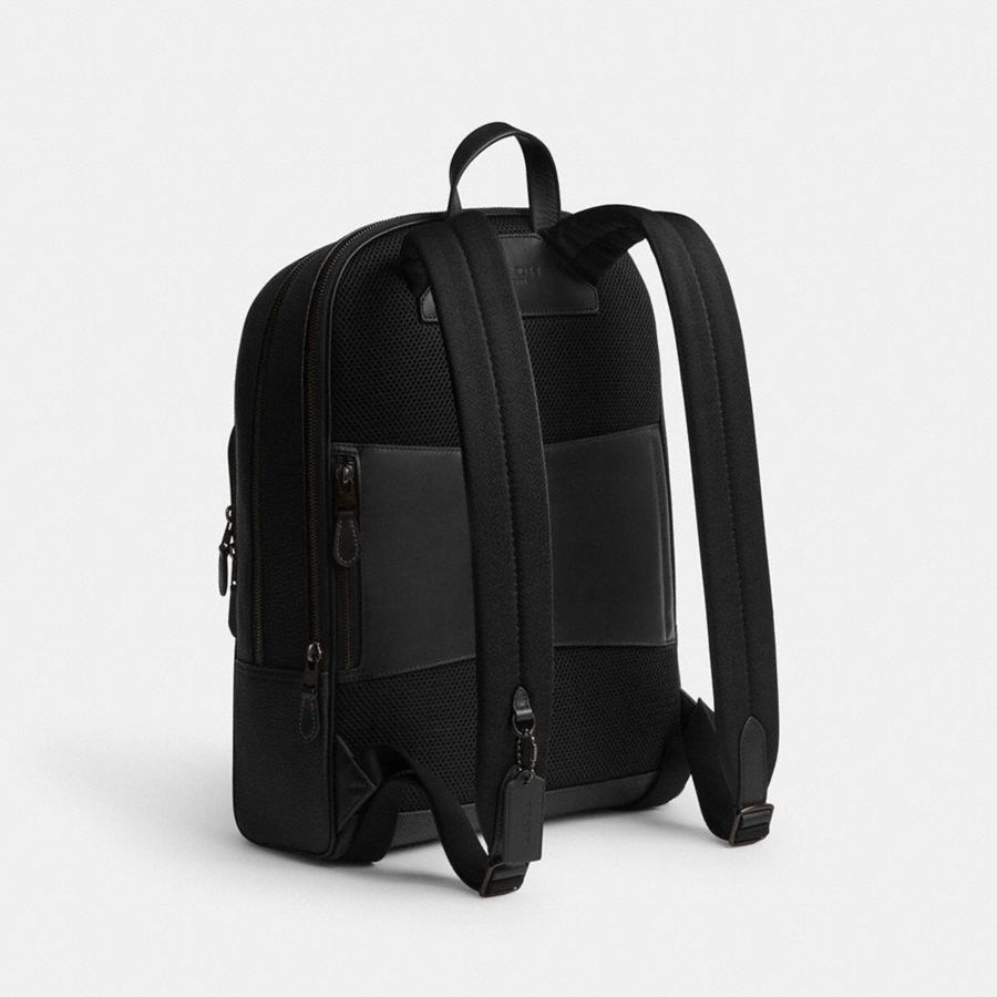COACH® Gotham Men Backpack Black | WLEY16204