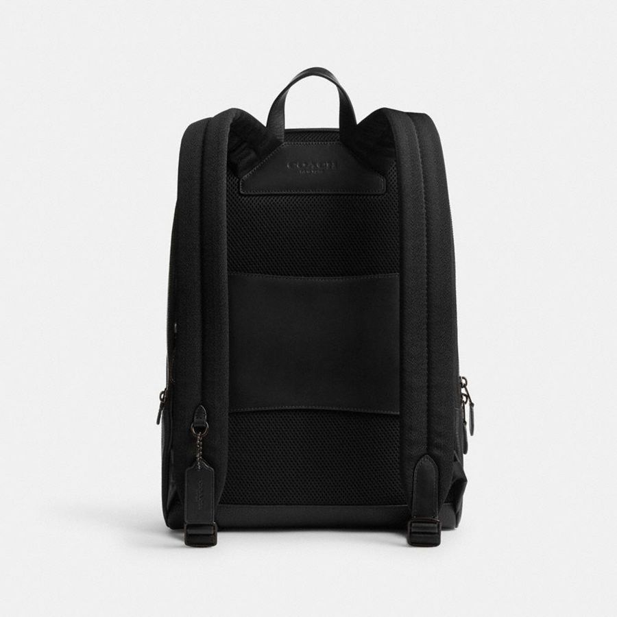 COACH® Gotham Men Backpack Black | WLEY16204