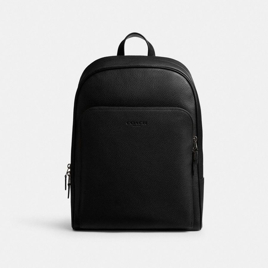 COACH® Gotham Men Backpack Black | WLEY16204