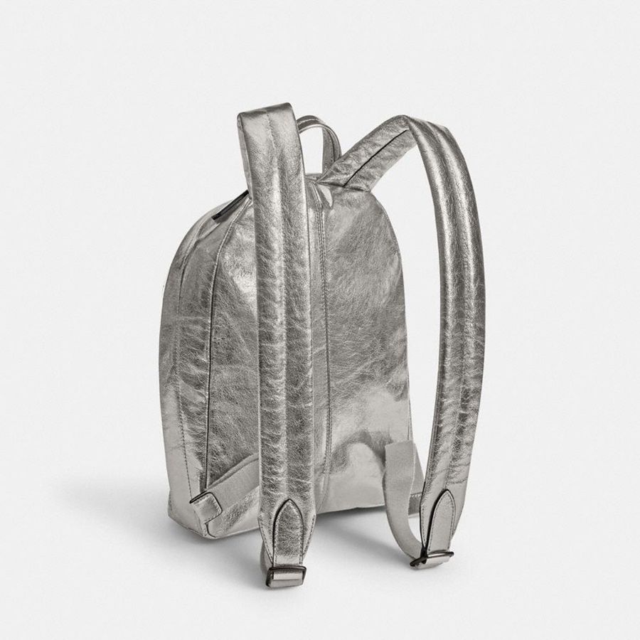 COACH® Hall 22 Men Backpack Silver | RPED16937