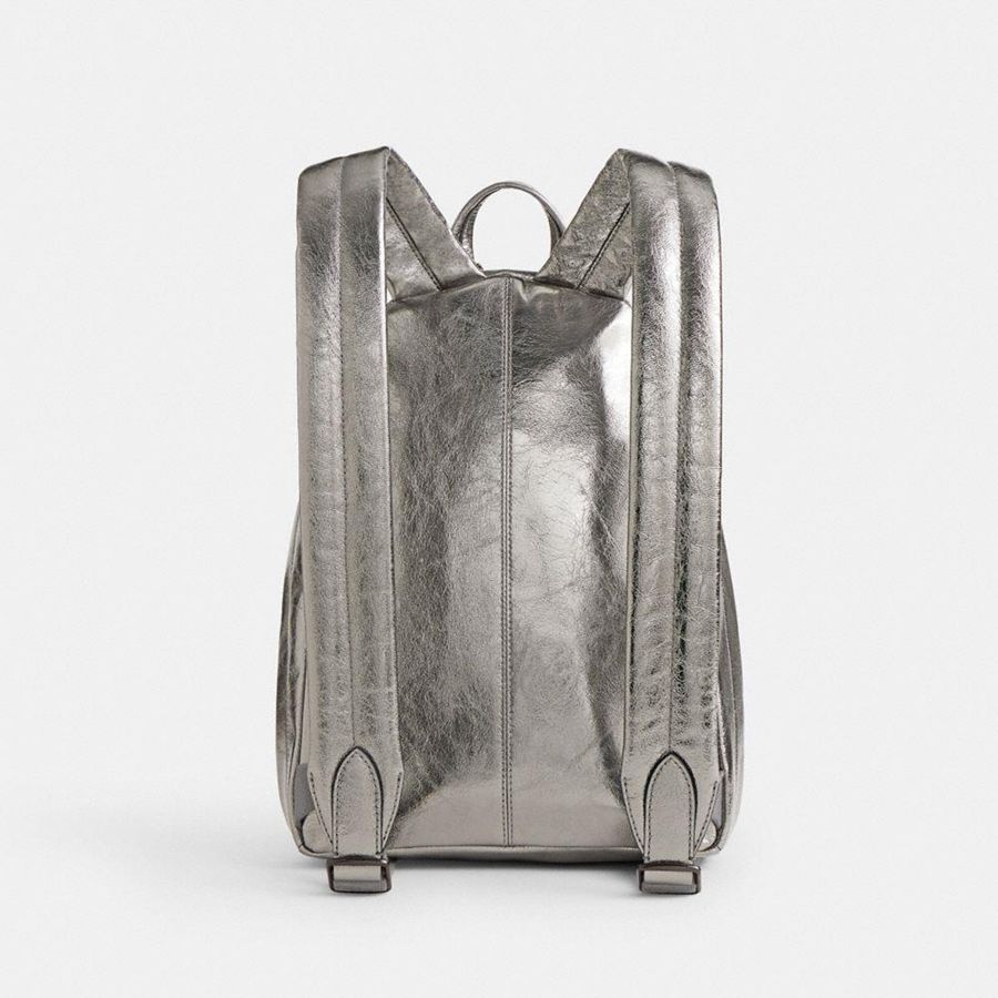 COACH® Hall 22 Men Backpack Silver | RPED16937