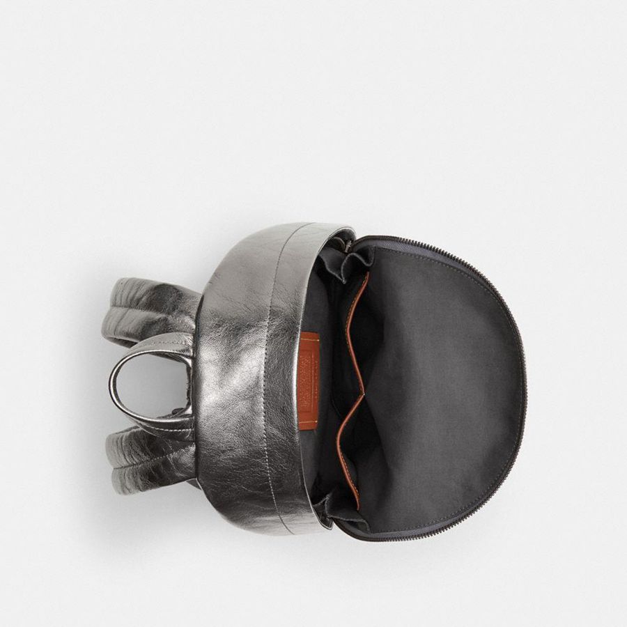 COACH® Hall 22 Men Backpack Silver | RPED16937