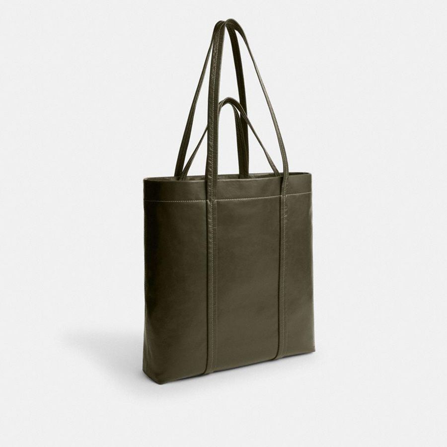 COACH® Hall 33 Women Tote Bags Green | VSEM04682