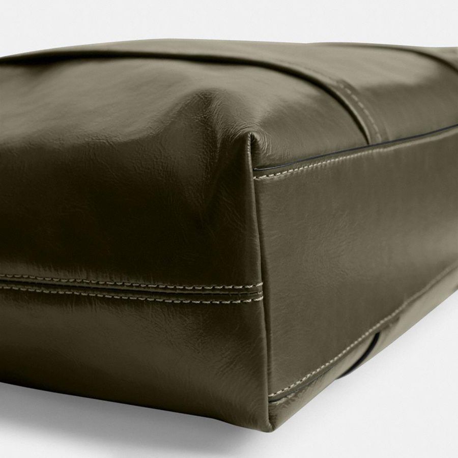 COACH® Hall 33 Women Tote Bags Green | VSEM04682
