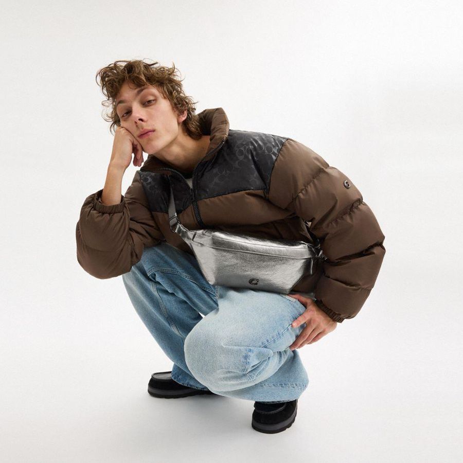 COACH® Hall Women Belt Bags Silver | JHGB30968