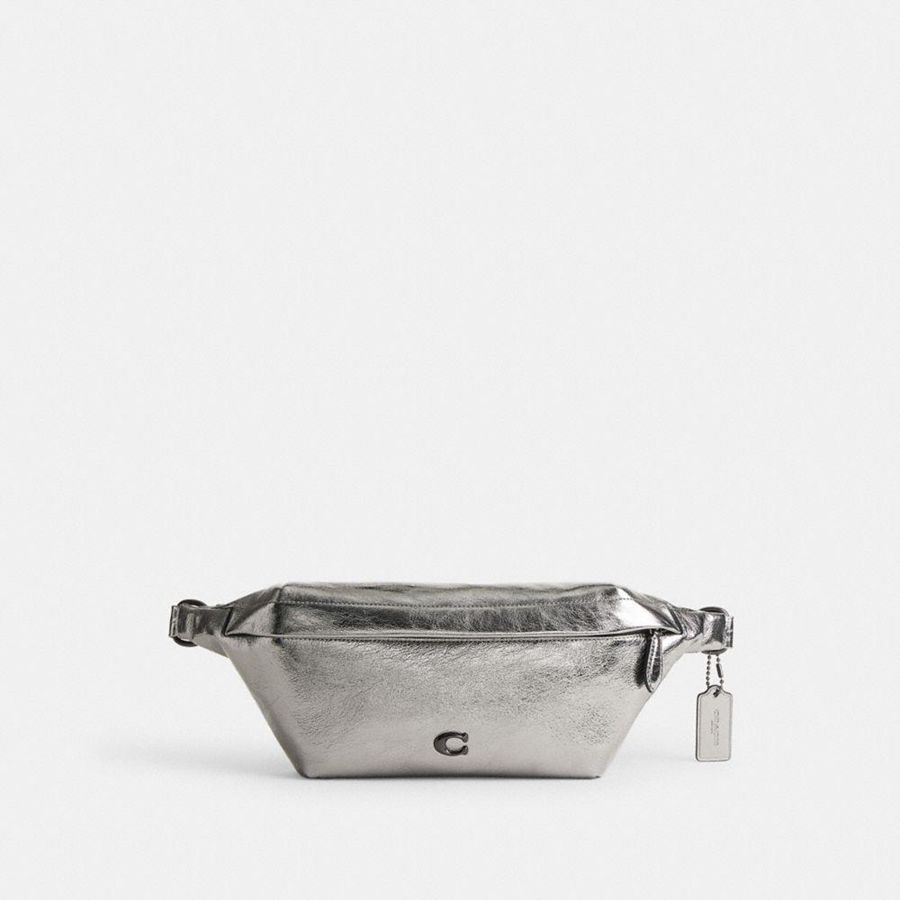 COACH® Hall Women Belt Bags Silver | JHGB30968
