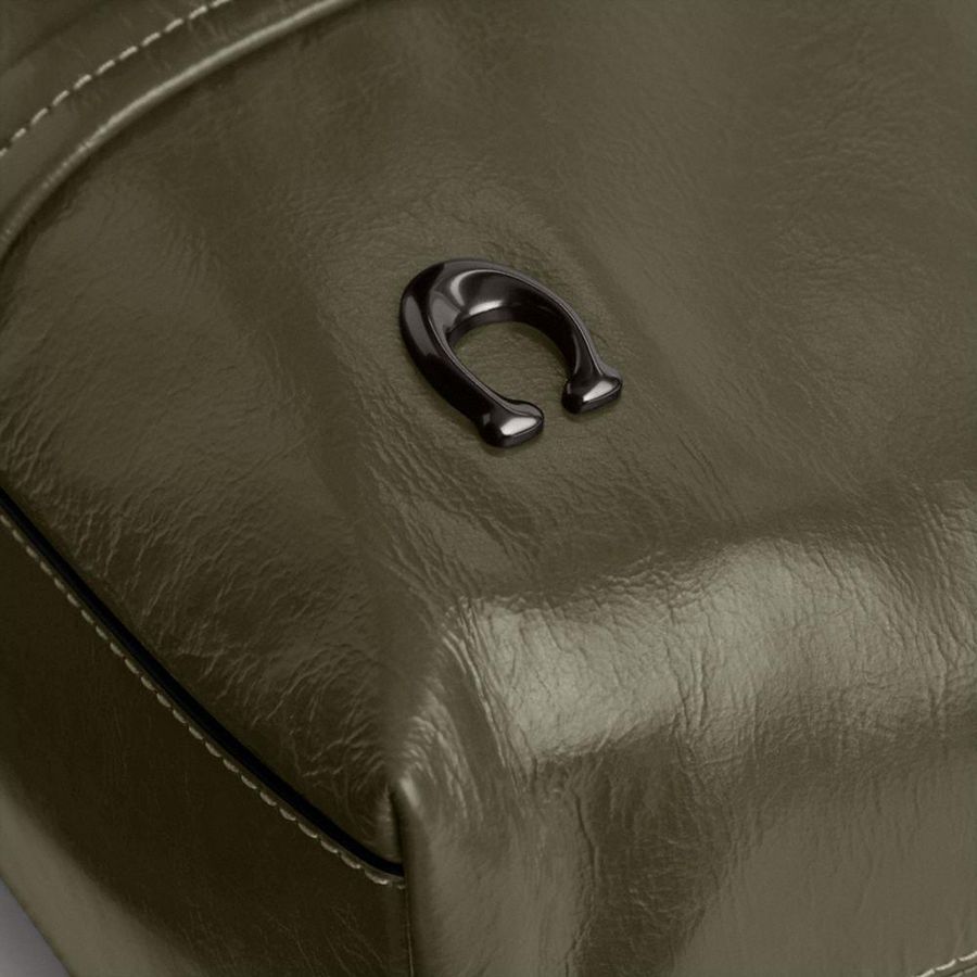 COACH® Hall Women Tote Bags Green | EBUO27650