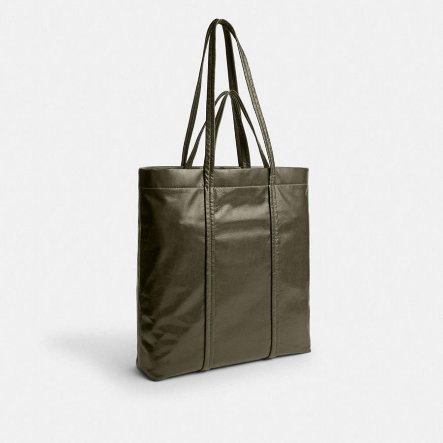COACH® Hall Women Tote Bags Green | EBUO27650