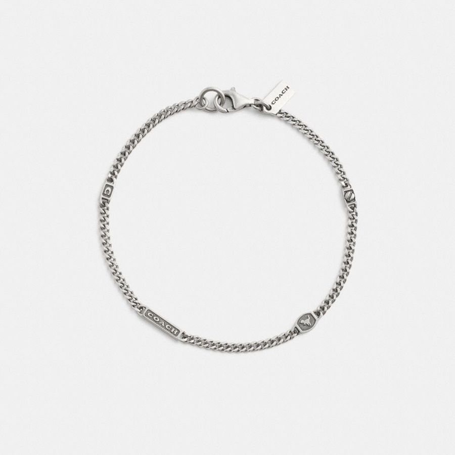 COACH® Hallmark Bracelet Women Jewelry Silver | JRDI83941
