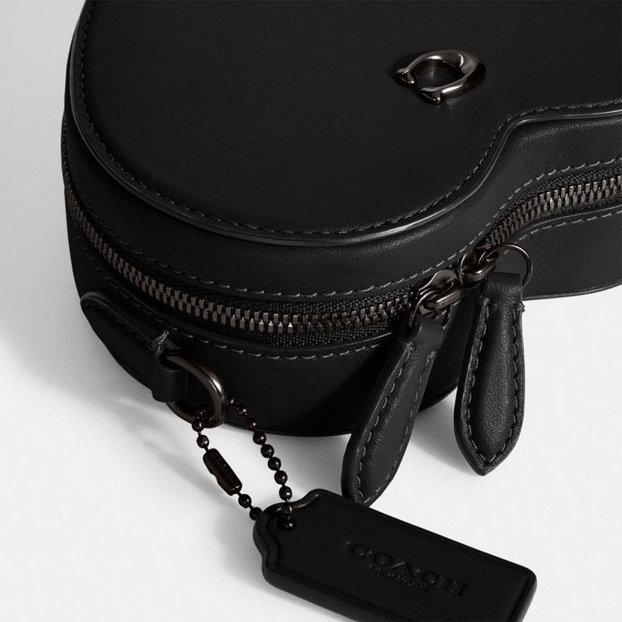 COACH® Heart 14 Women Crossbody Bag Black | CGRK35192