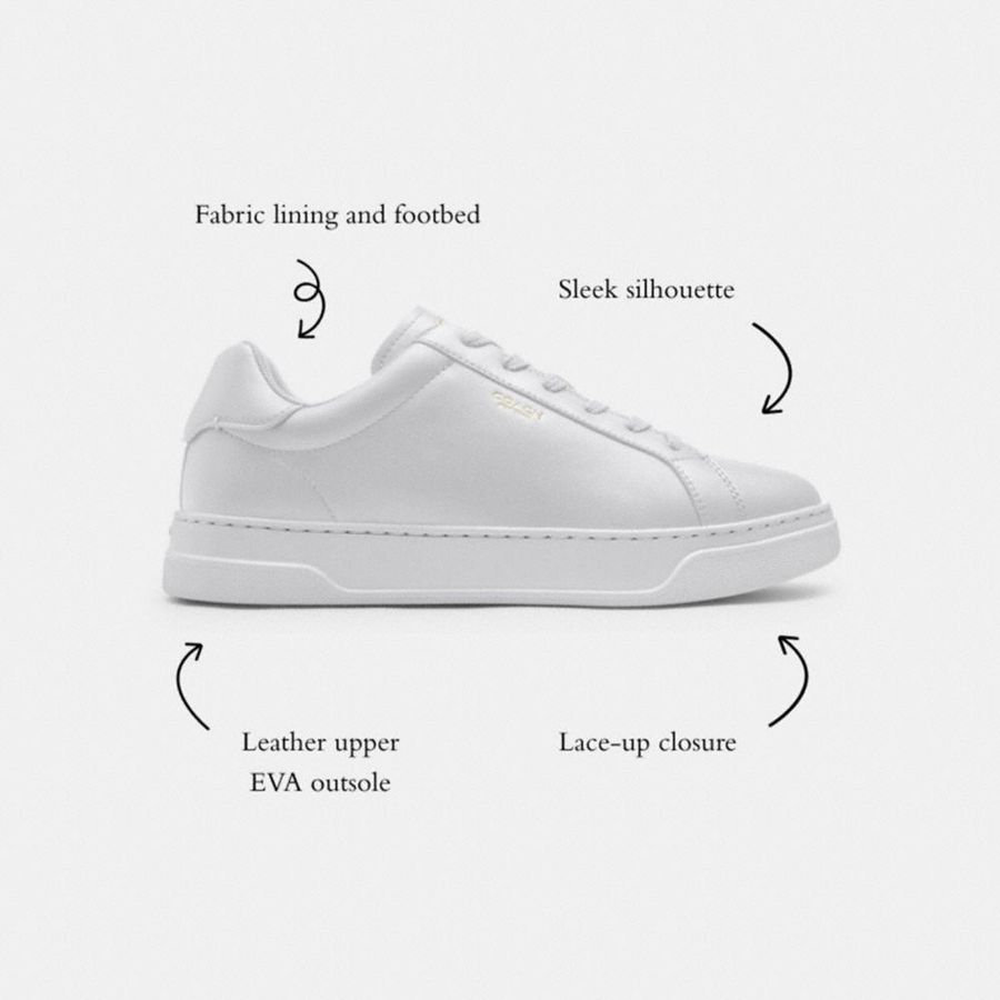 COACH® High Line In Signature Canvas Men Sneakers Black | LGQK43910