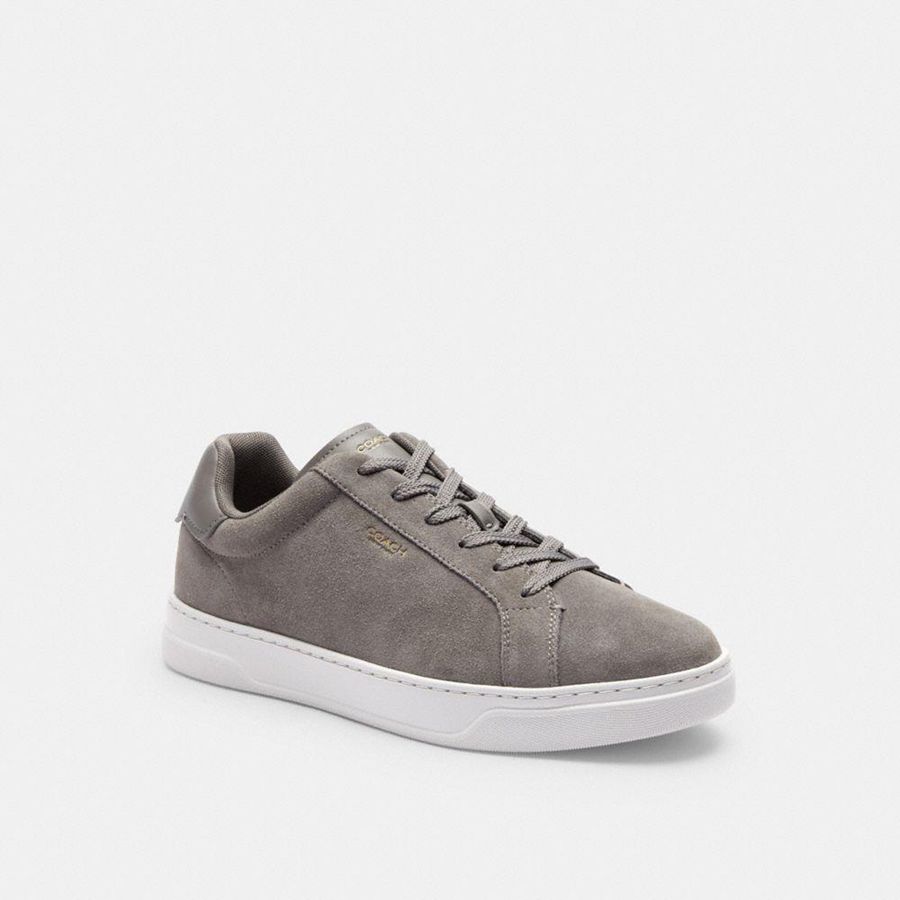 COACH® High Line Men Sneakers Grey | YFLA28674
