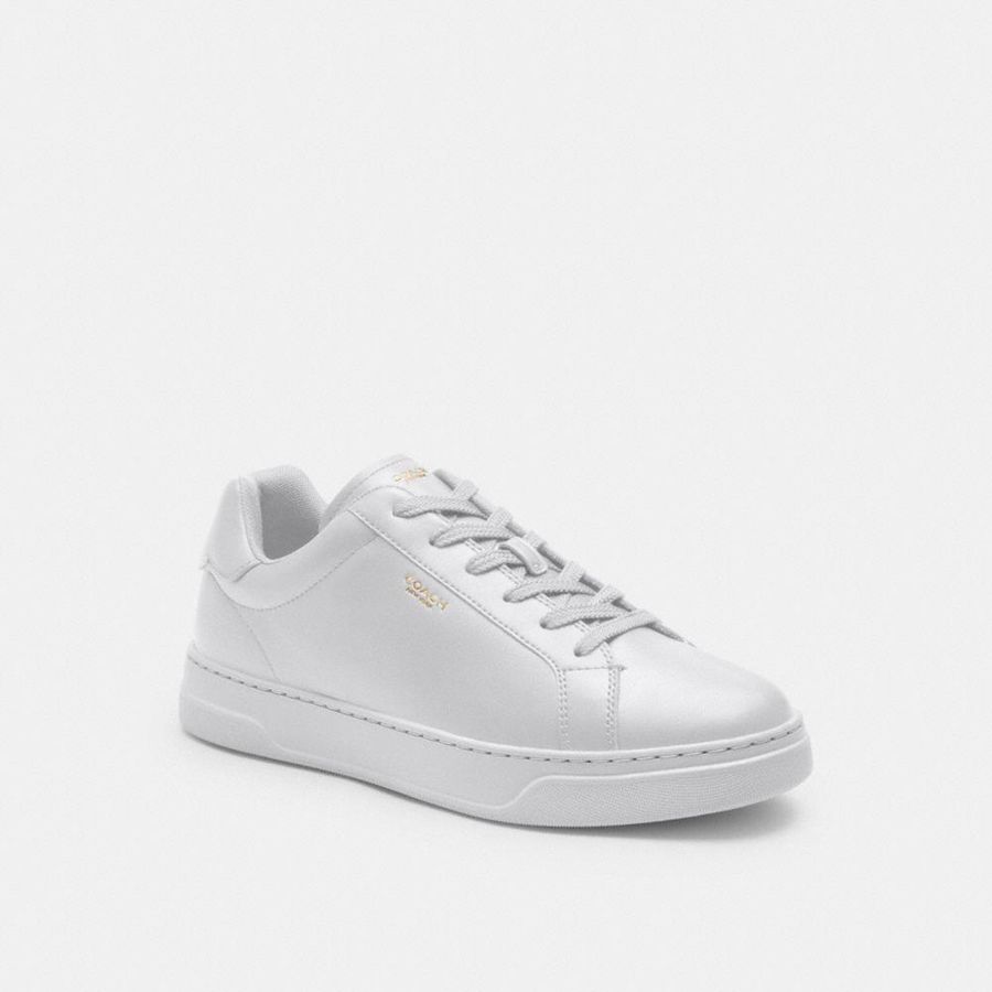 COACH® High Line Men Sneakers White | ETNI04367
