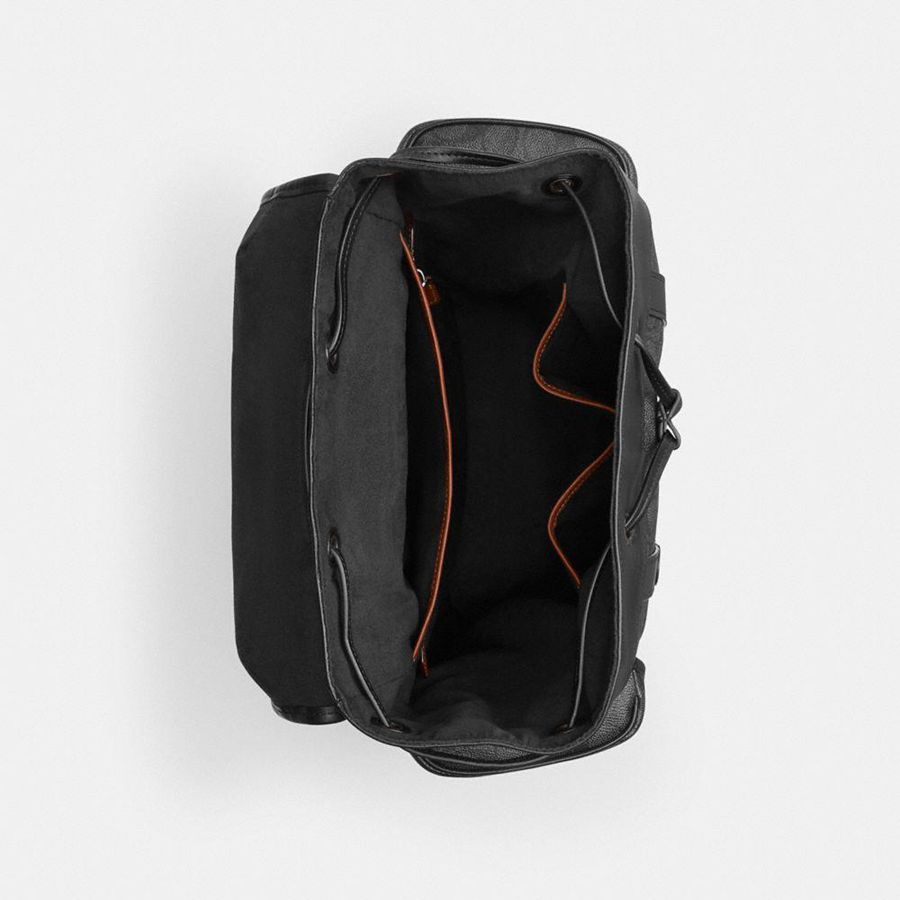 COACH® Hitch In Signature Canvas Men Backpack Grey | BWQJ69758