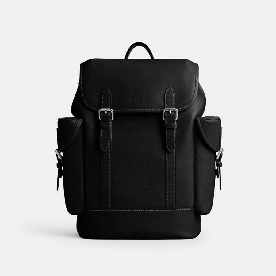 COACH® Hitch Men Backpack Black | MDBE17306