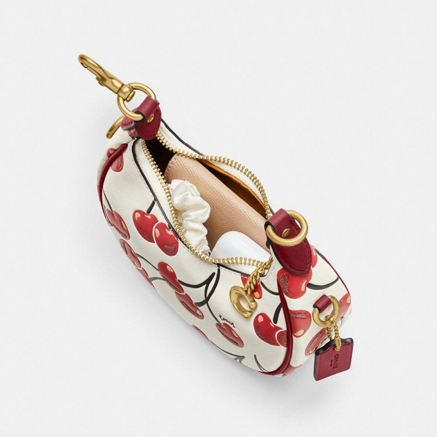 COACH® Jonie With Cherry Print Women Crossbody Bag Red | QTKW02418
