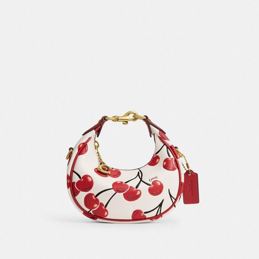 COACH® Jonie With Cherry Print Women Crossbody Bag Red | QTKW02418