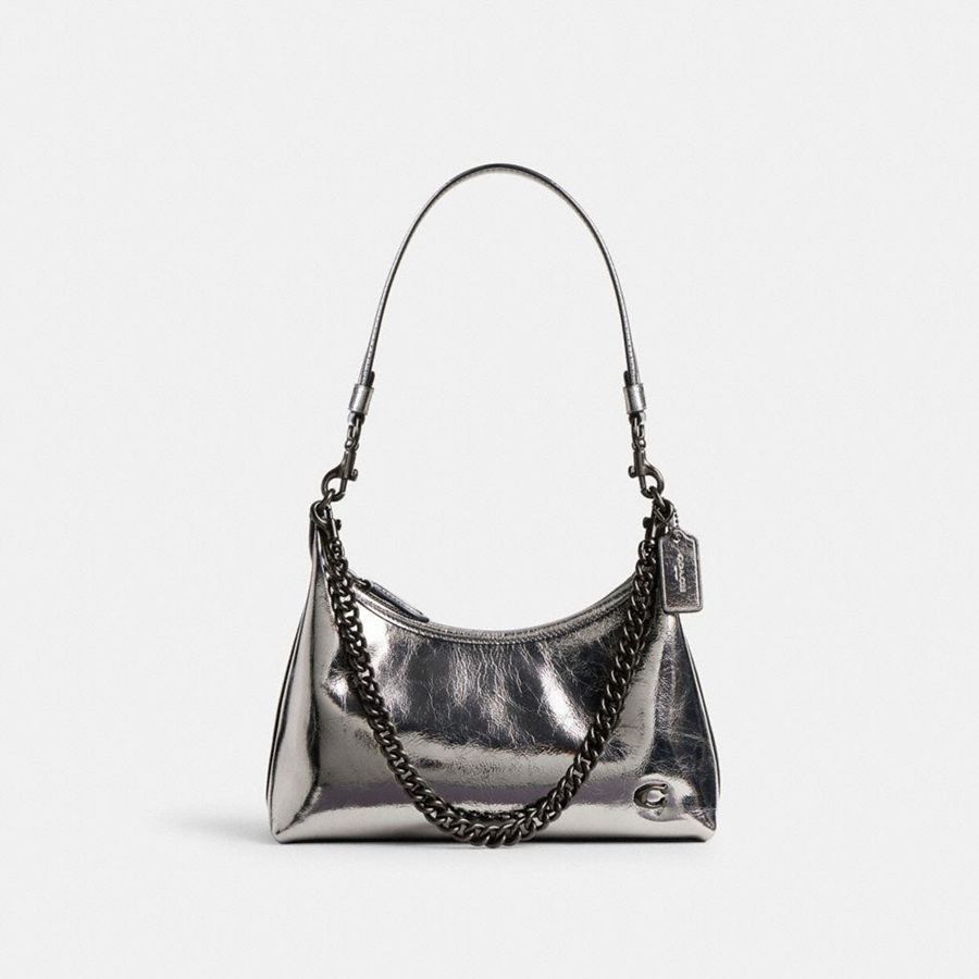 COACH® Juliet 25 Women Shoulder Bag Silver | OBIL10253