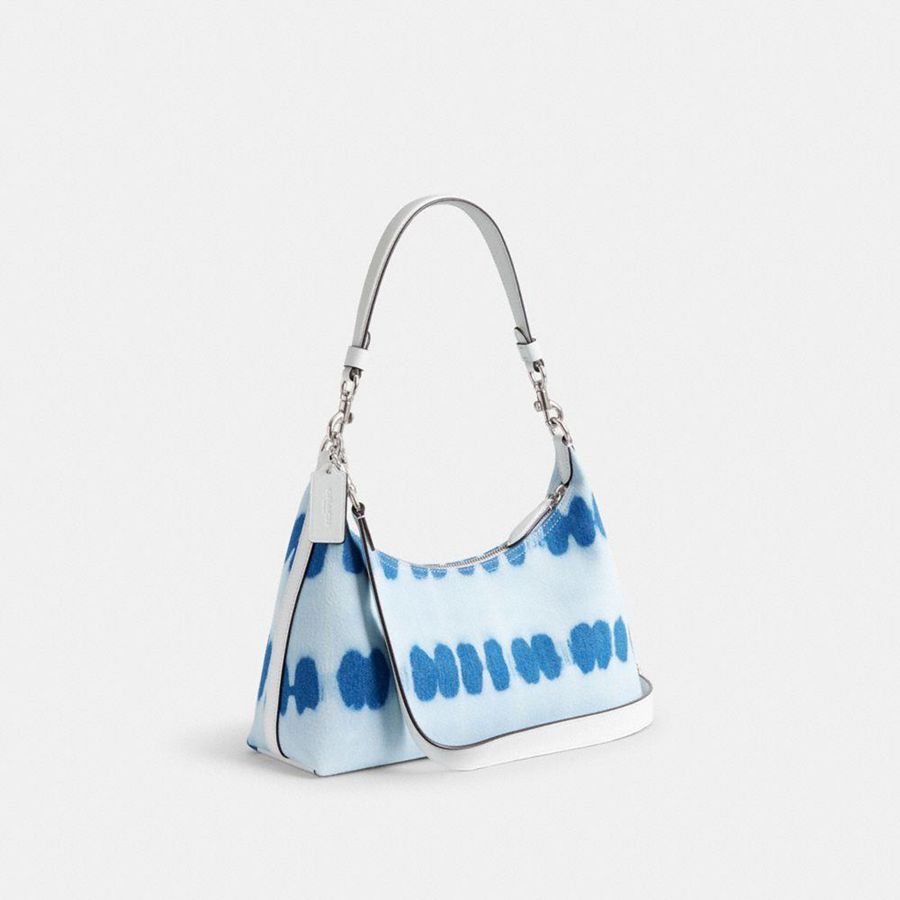COACH® Juliet With Tie Dye Women Shoulder Bag Blue | PCRO08425