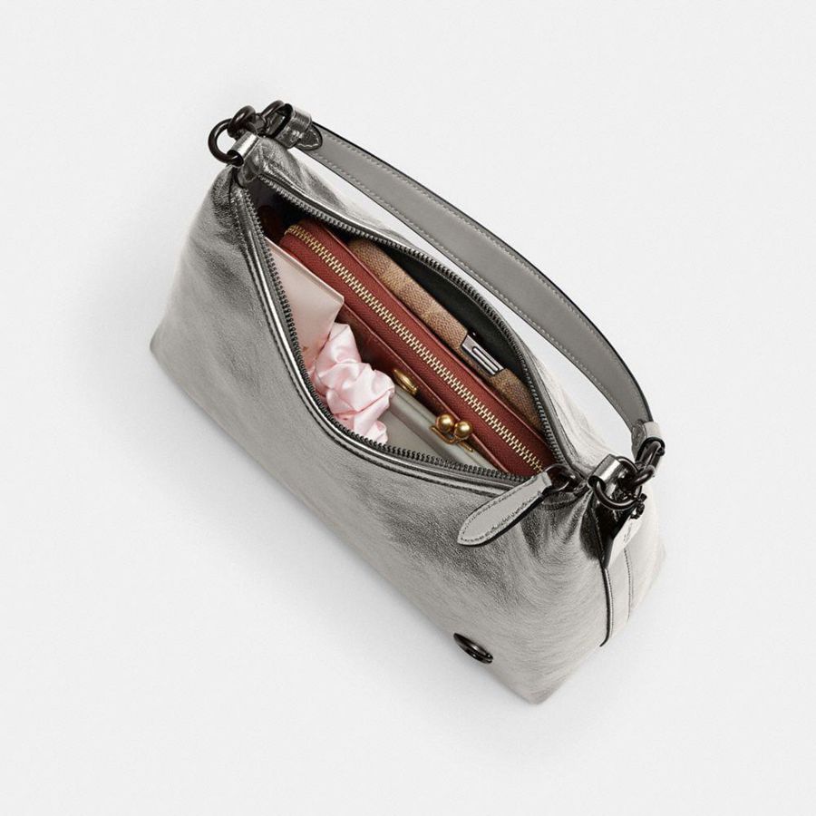 COACH® Juliet Women Shoulder Bag Silver | CYDH51604