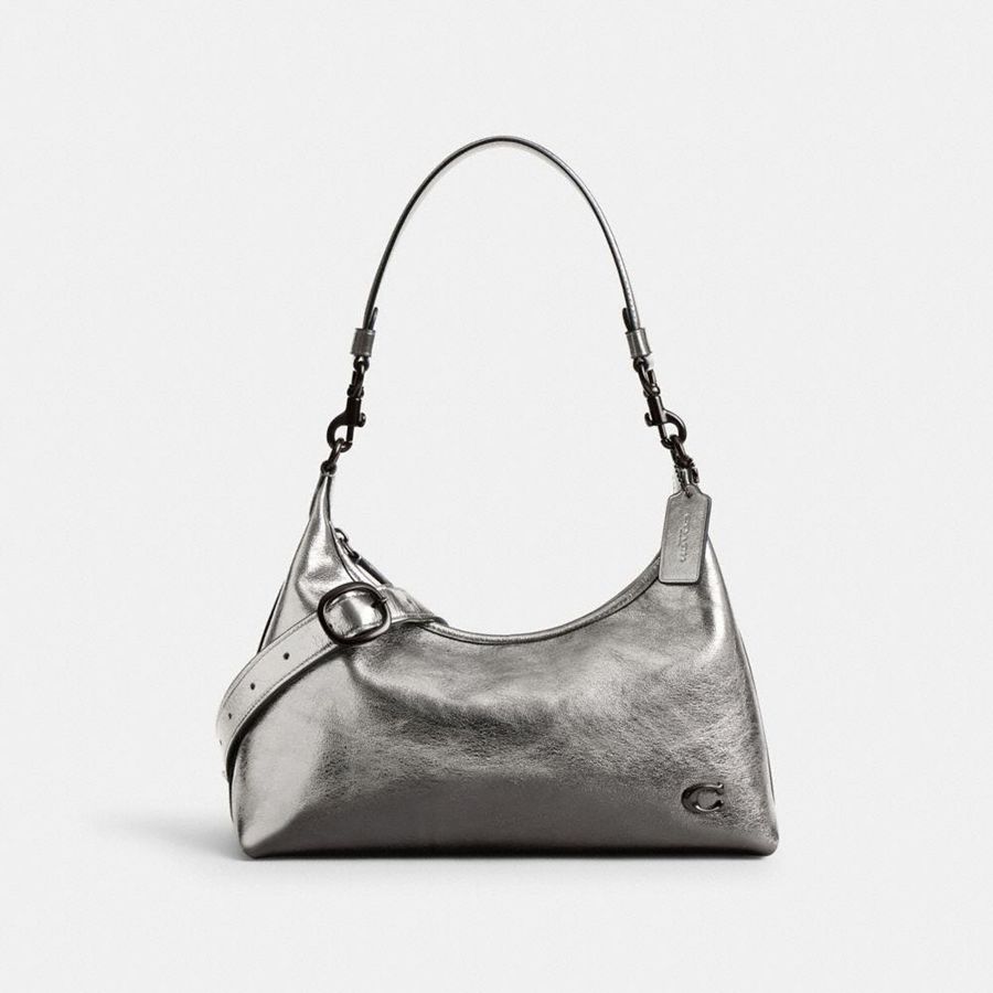 COACH® Juliet Women Shoulder Bag Silver | CYDH51604