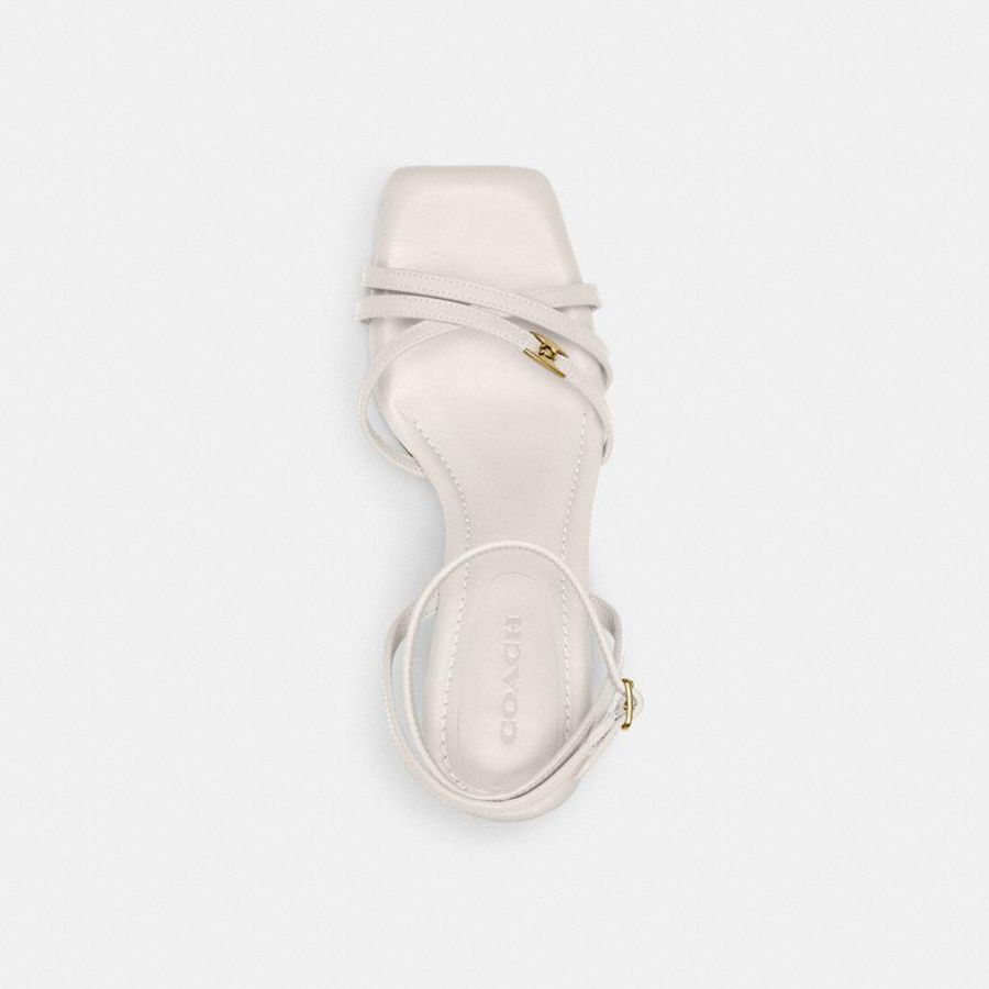 COACH® Kelsey Women Sandals White | GZTJ75243