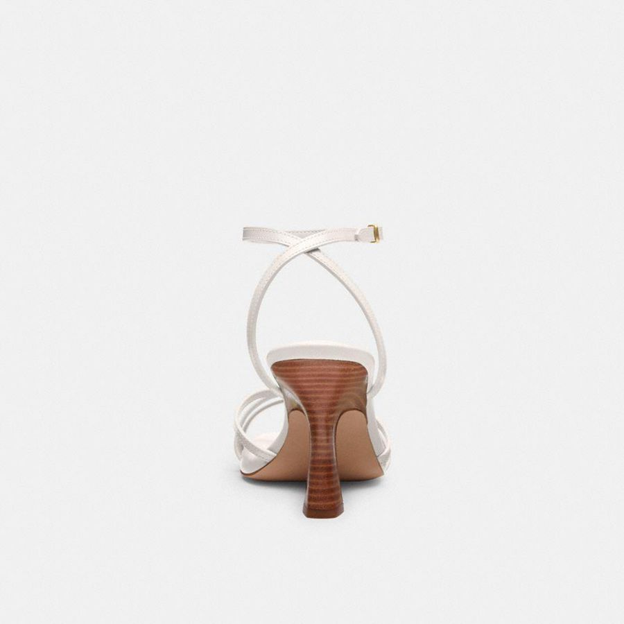 COACH® Kelsey Women Sandals White | GZTJ75243