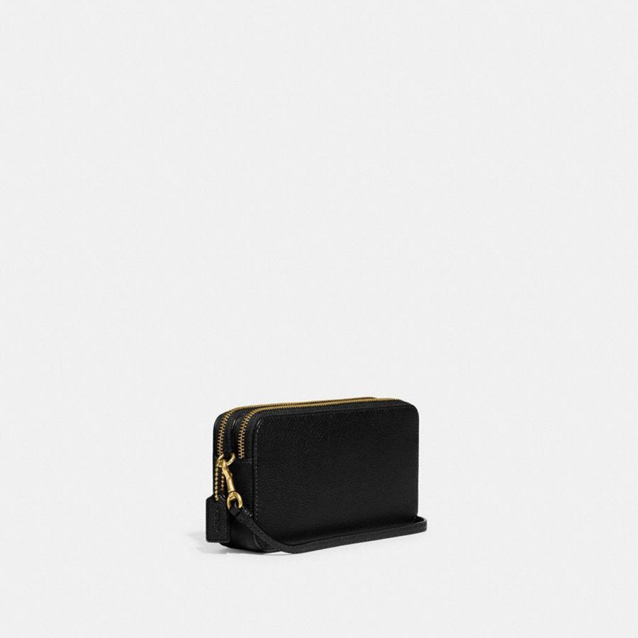 COACH® Kira Crossbody Women Clutch Bags Black | CIPO72805
