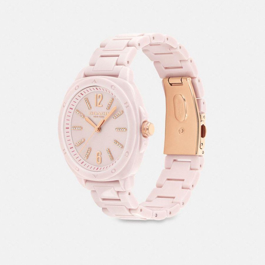 COACH® Kitt, 38 Mm Women Watches Pink | JZRU16935