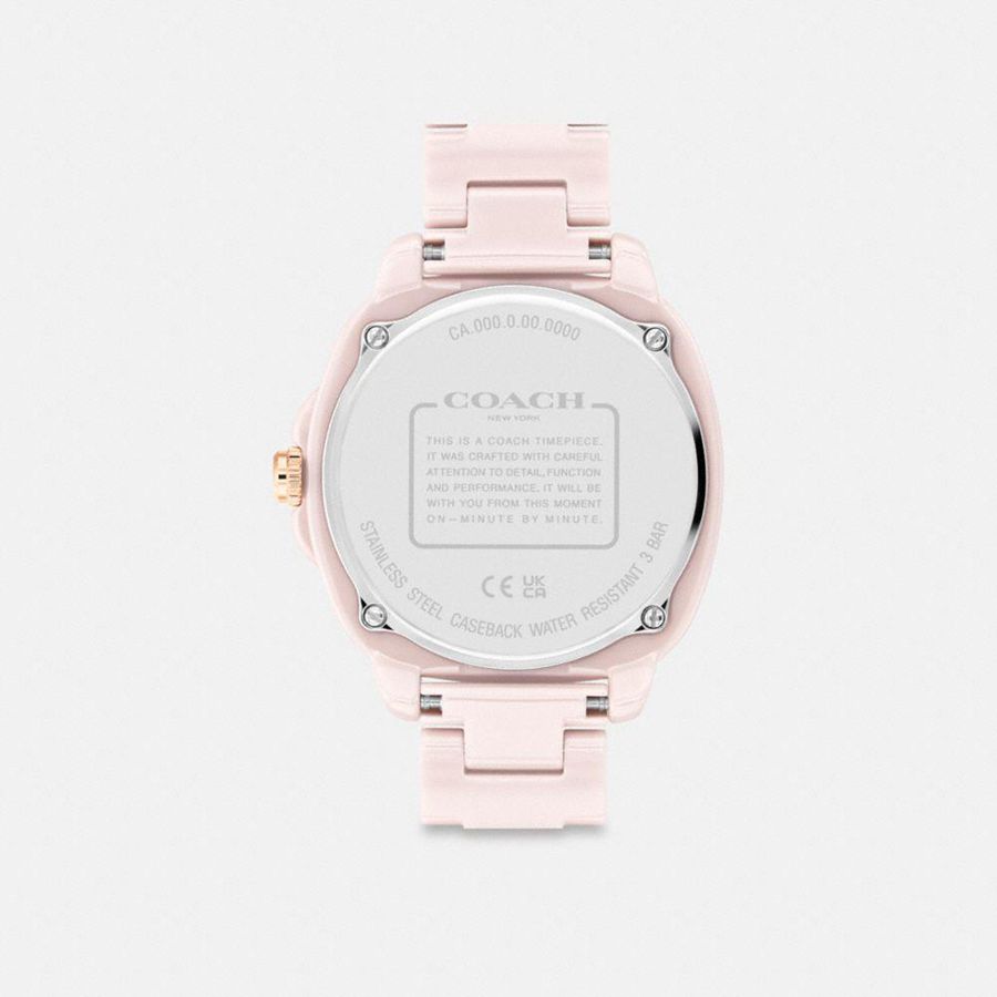 COACH® Kitt, 38 Mm Women Watches Pink | JZRU16935