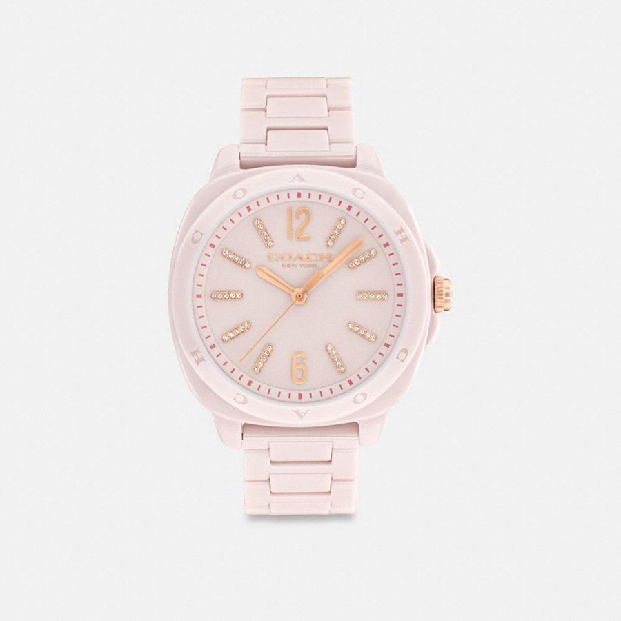 COACH® Kitt, 38 Mm Women Watches Pink | JZRU16935