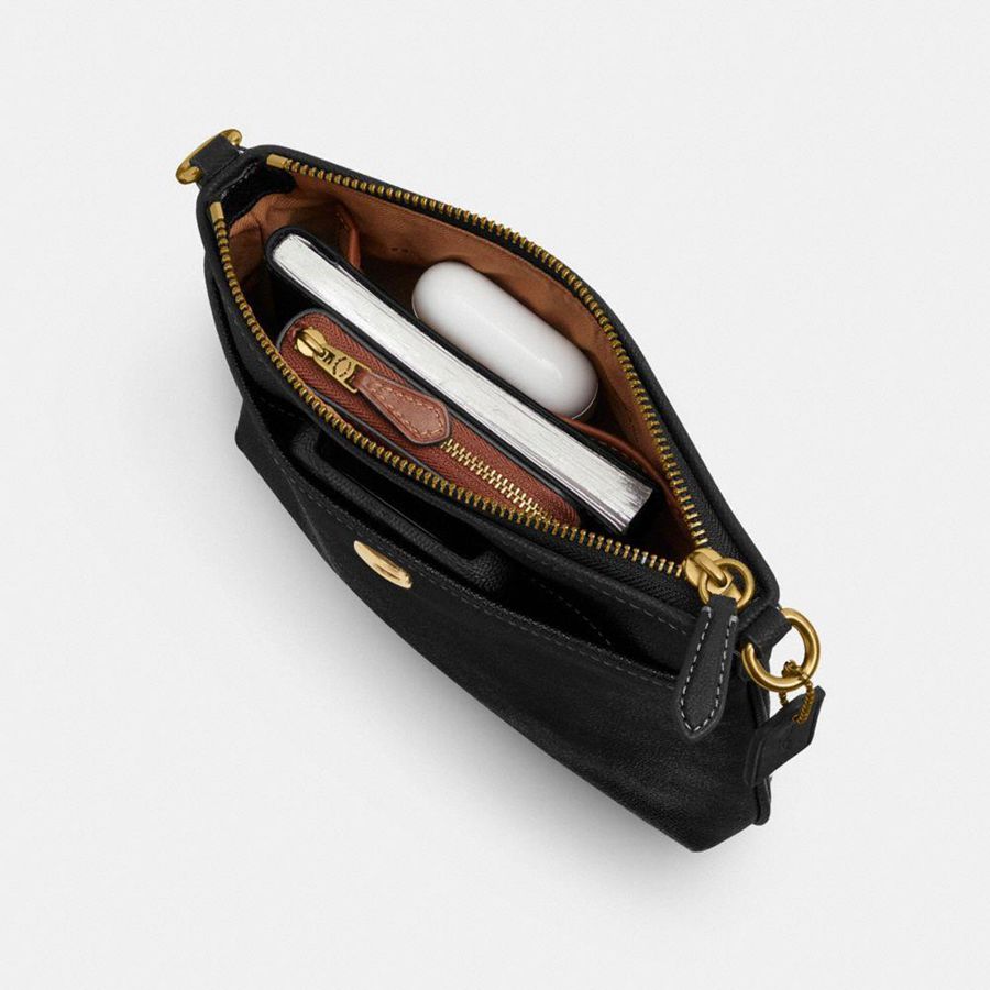 COACH® Kitt Messenger Women Crossbody Bag Black | LFNS41032