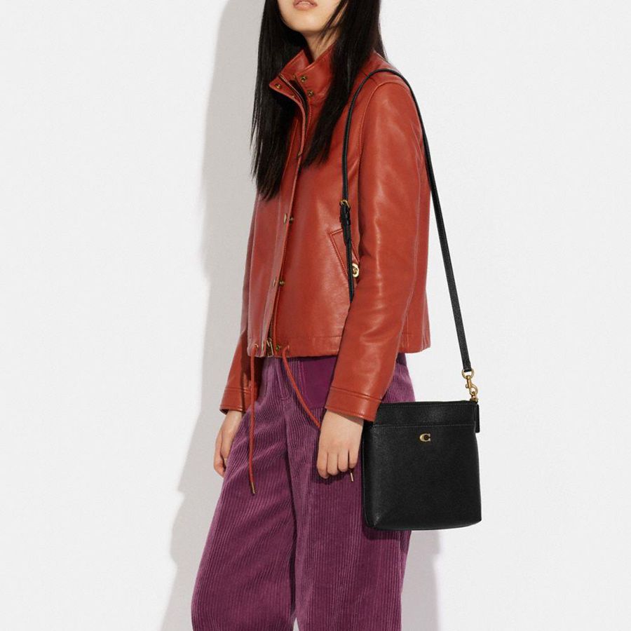 COACH® Kitt Messenger Women Crossbody Bag Black | LFNS41032