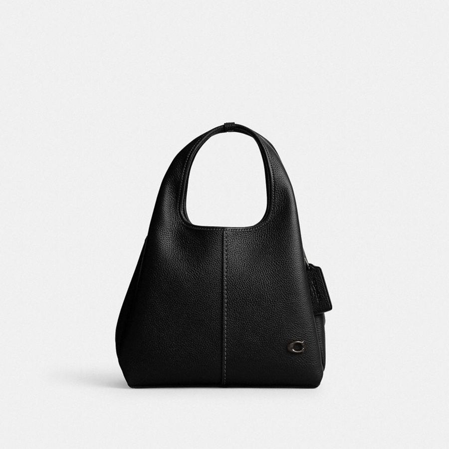 COACH® Lana Shoulder 23 Women Tote Bags Black | FXGD39426
